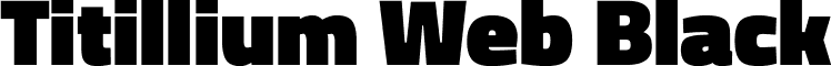 Titillium Web Black font - TitilliumWeb-Black.ttf