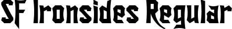 SF Ironsides Regular font - SFIronsides.ttf