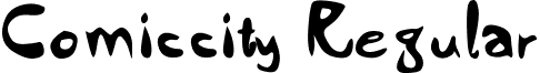 Comiccity Regular font - Comiccity.ttf