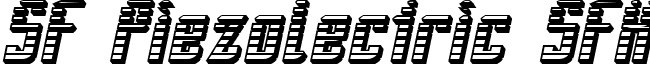 SF Piezolectric SFX font - SFPiezolectricSFX-Oblique.ttf