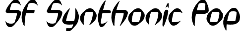 SF Synthonic Pop font - SFSynthonicPop-Oblique.ttf