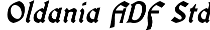 Oldania ADF Std font - OldaniaADFStd-BoldItalic.otf