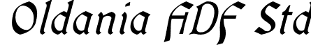 Oldania ADF Std font - OldaniaADFStd-Italic.otf