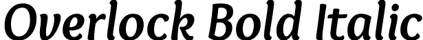 Overlock Bold Italic font - Overlock-BoldItalic.ttf