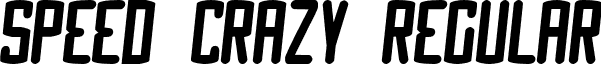 Speed Crazy Regular font - Speec___.TTF