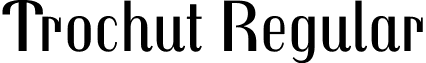 Trochut Regular font - Trochut-Regular.ttf