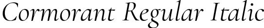 Cormorant Regular Italic font - Cormorant-RegularItalic.otf