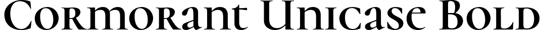 Cormorant Unicase Bold font - CormorantUnicase-Bold.otf