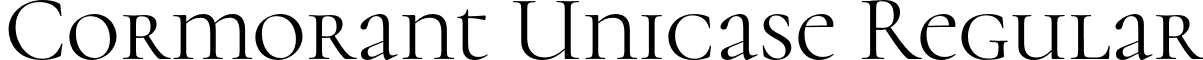 Cormorant Unicase Regular font - CormorantUnicase-Regular.otf