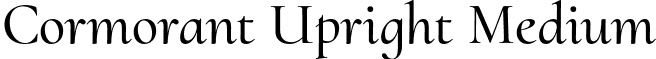 Cormorant Upright Medium font - CormorantUpright-Medium.otf