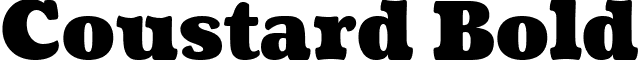 Coustard Bold font - Coustard-Black.ttf