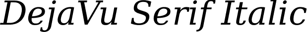 DejaVu Serif Italic font - DejaVuSerif-Italic.ttf