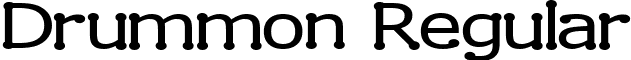 Drummon Regular font - DRUMMON_.ttf