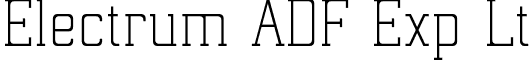 Electrum ADF Exp Lt font - ElectrumADFExp-Light.otf