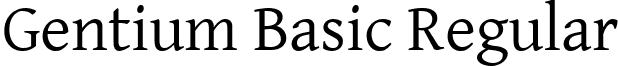 Gentium Basic Regular font - GenBasR.ttf