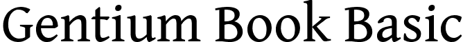 Gentium Book Basic font - GenBkBasR.ttf