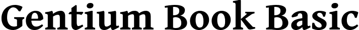 Gentium Book Basic font - Gentium Book Basic Bold.ttf