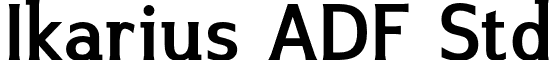 Ikarius ADF Std font - IkariusADFStd-Bold.otf