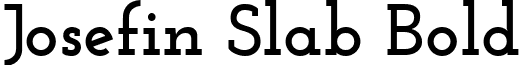 Josefin Slab Bold font - JosefinSlab-Bold.ttf