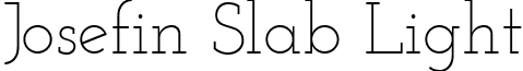 Josefin Slab Light font - JosefinSlab-Light.ttf