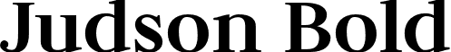 Judson Bold font - Judson-Bold.otf