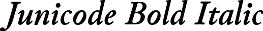 Junicode Bold Italic font - Junicode-BoldItalic.ttf