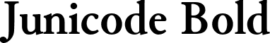 Junicode Bold font - Junicode-Bold.ttf
