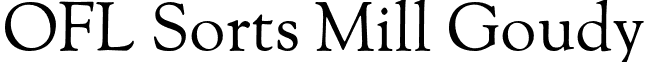 OFL Sorts Mill Goudy font - OFLGoudyStM.otf