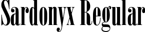 Sardonyx Regular font - Sardonyx.otf