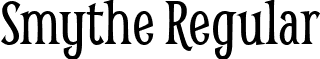 Smythe Regular font - Smythe-Regular.ttf