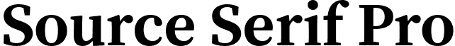 Source Serif Pro font - SourceSerifPro-Bold.ttf