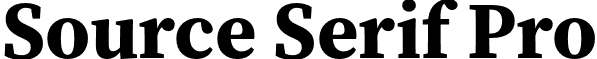 Source Serif Pro font - SourceSerifPro-Bold.otf