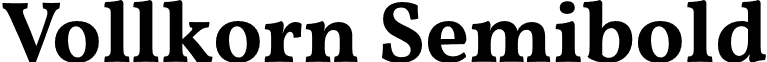 Vollkorn Semibold font - vollkorn-semibold.otf