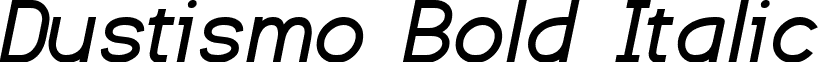 Dustismo Bold Italic font - dustismo_bold_italic.ttf