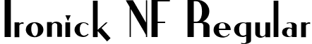 Ironick NF Regular font - IronickNF.ttf