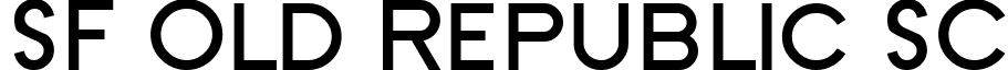 SF Old Republic SC font - SFOldRepublicSC-Bold.ttf