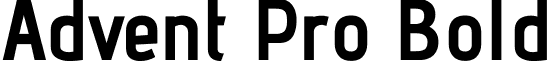 Advent Pro Bold font - Advent Pro Bold.ttf