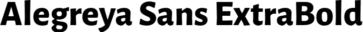 Alegreya Sans ExtraBold font - AlegreyaSans-ExtraBold.otf