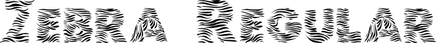 Zebra Regular font - Zebra.ttf