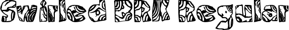 Swirled BRK Regular font - SWIRLED.ttf