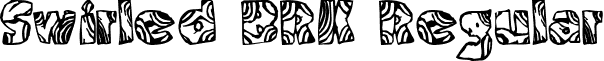 Swirled BRK Regular font - Swirled2.ttf