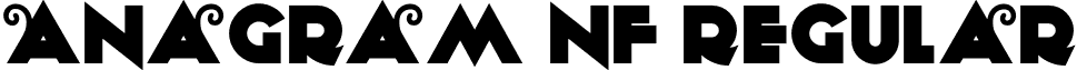 Anagram NF Regular font - AnagramNF.otf