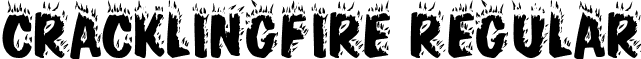 CracklingFire Regular font - CracklingFire.ttf