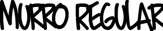 murro Regular font - murro.ttf