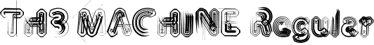 TH3 MACHINE Regular font - TH3 MACHINE.ttf