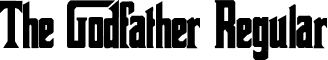 The Godfather Regular font - TheGodfather-v2.ttf