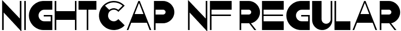 Nightcap NF Regular font - Nightcap NF.ttf