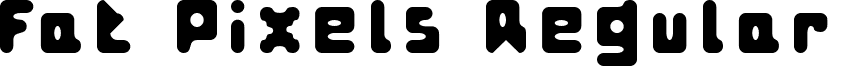 Fat Pixels Regular font - FATPIXEL.TTF