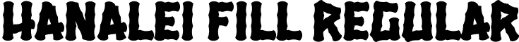 Hanalei Fill Regular font - HanaleiFill-Regular.ttf