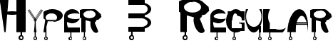 Hyper 3 Regular font - HYPER3.TTF